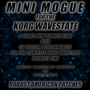 MINI MOGUE FOR THE KORG WAVESTATE