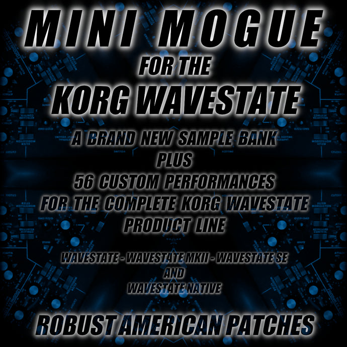 MINI MOGUE FOR THE KORG WAVESTATE